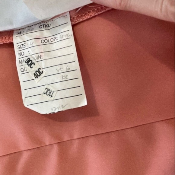 NWT Mori Lee 2 Piece Satin Gown Dress Size 3 / 4 with Wrap Prom or Wedding - Picture 8 of 15